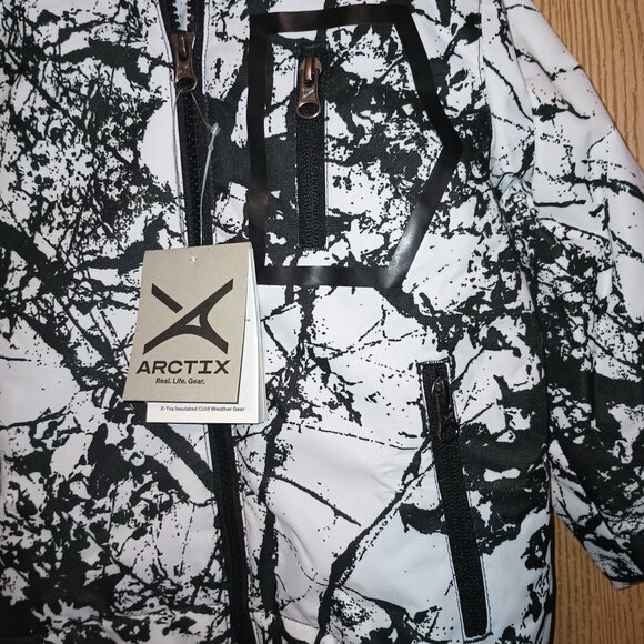 Arctix Toddler High Altitude Insulated Jacket Cracked Marble White 2T - Picture 3 of 16